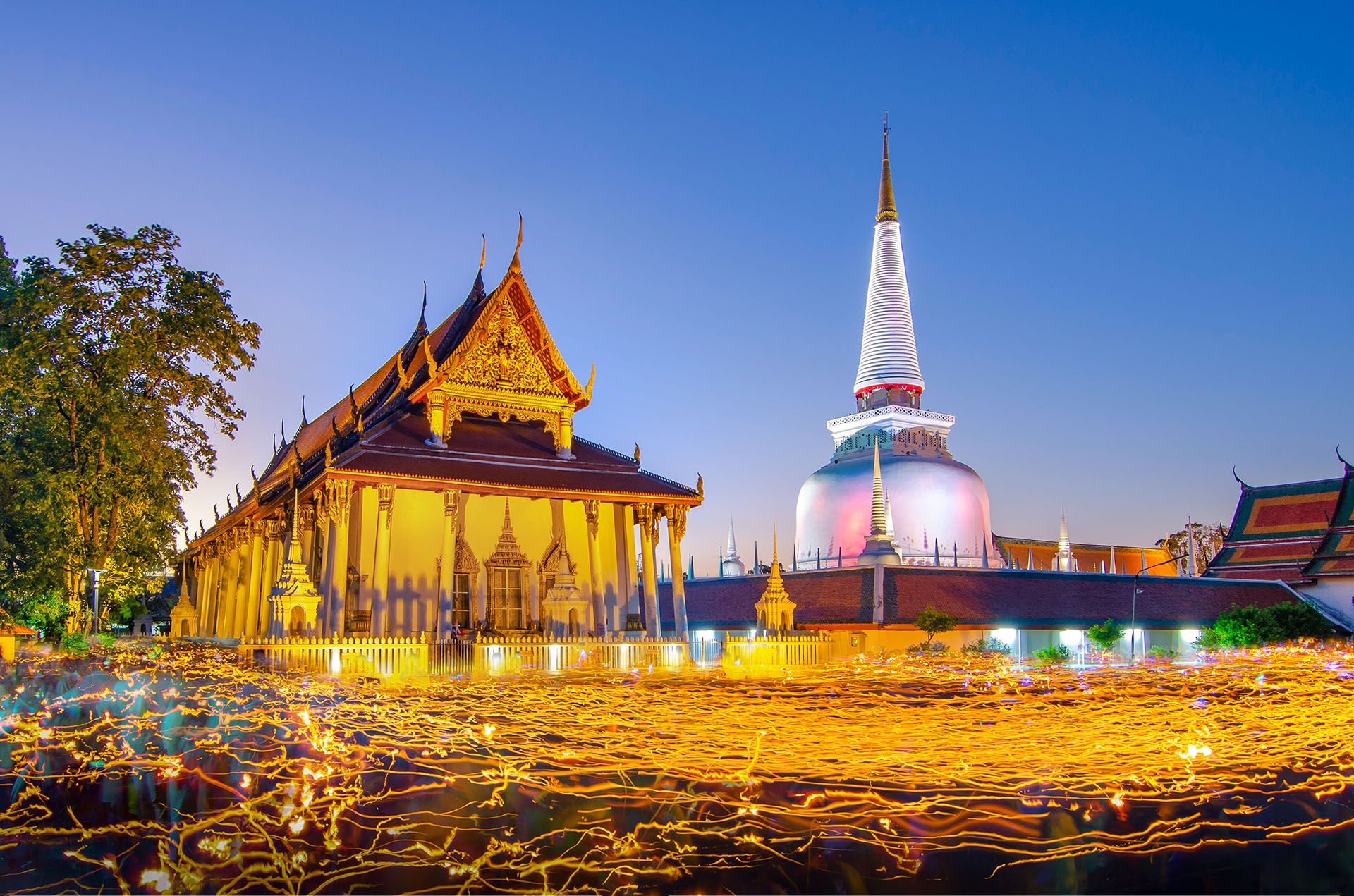 Wat phra mahathat woramahawihan Nakhon Sri Thammarat, Thailand © sarayut_sy/Shutterstock